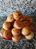 Magdalenas rellenas chocolate thermomix