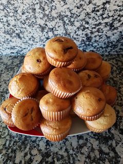 Una foto de Magdalenas rellenas chocolate thermomix