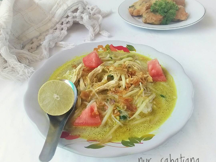 Cara Membuat Soto Ayam Santan (Lesah) Murah