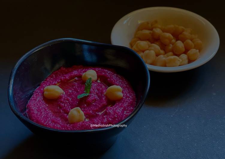 Easiest Way to Prepare Perfect Beetroot Hummus