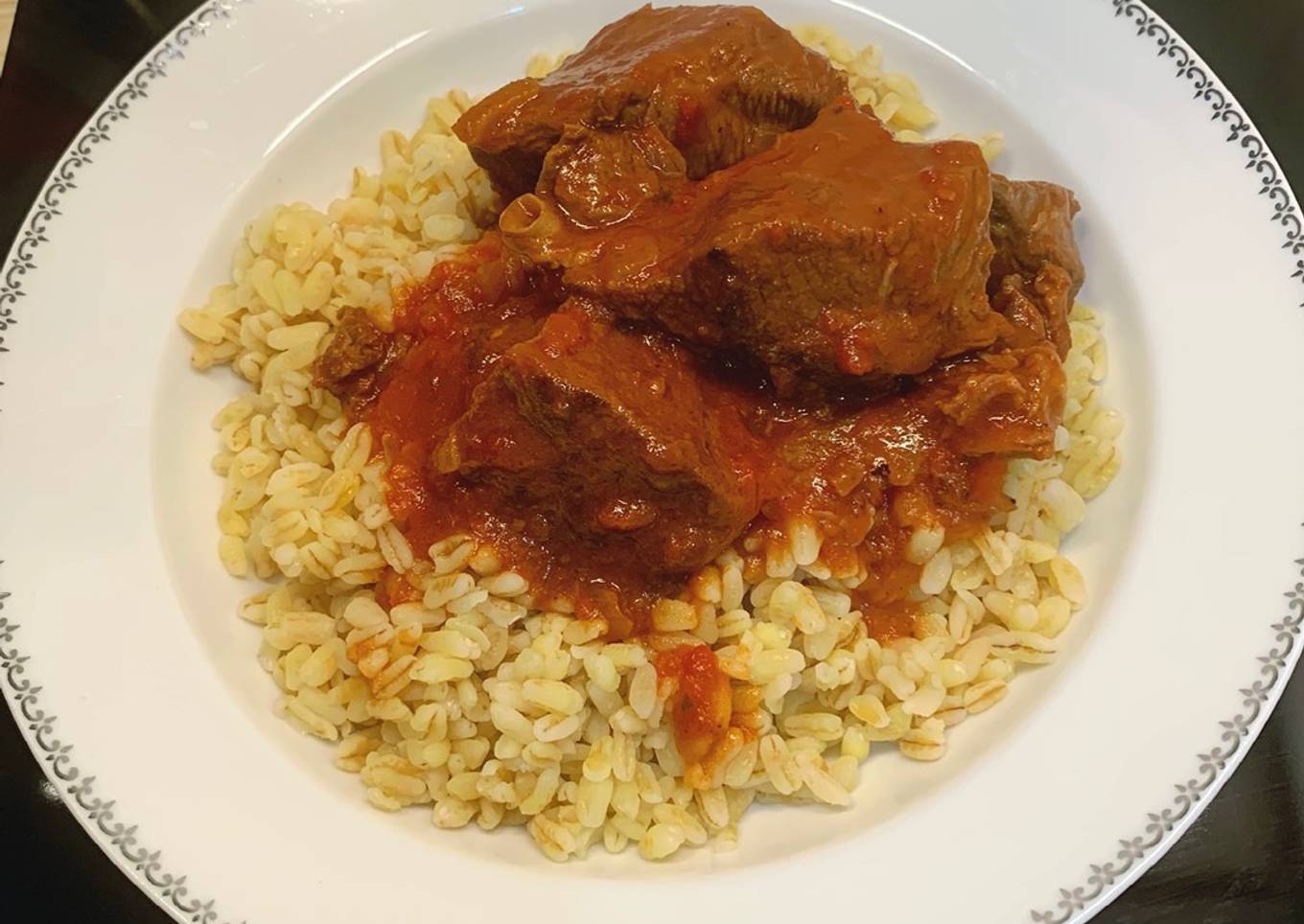 Bœuf à la tomate au Cookeo & Blé