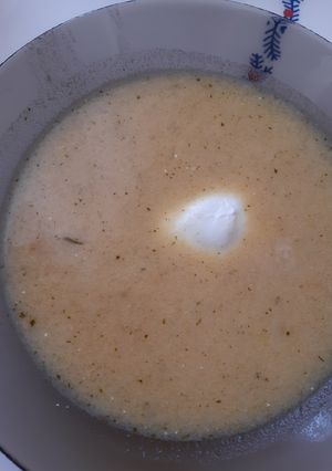 Tejfölös tökleves recept fotója