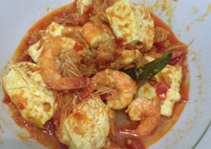 Resep Udang tahu bumbu merah oleh Izzaa Gibran Cookpad