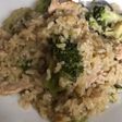 Arroz con pollo y brócoli