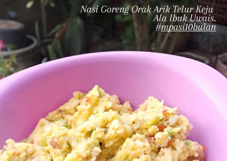 Mpasi 10m Uwais - Nasi Goreng Orak Arik Telur Keju