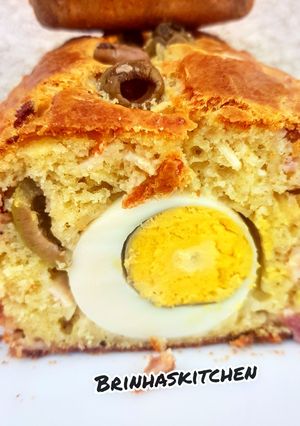 Une photo de Cake Jambon Olive Surprise