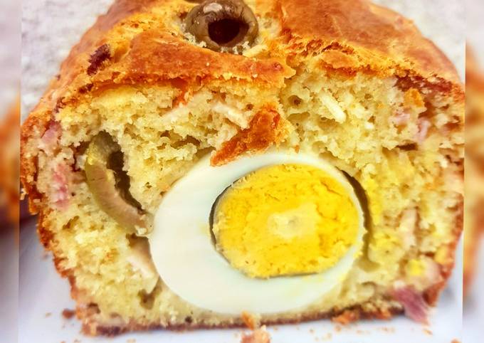 Cake Jambon Olive Surprise