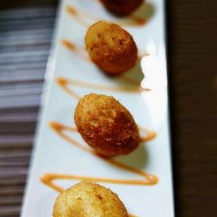 A picture of Moong,Yam and Carrot Croquettes.