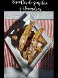 Biscottis de jengibre y almendras