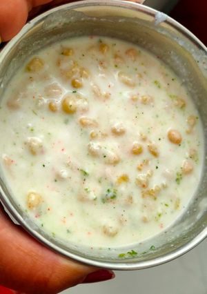 A picture of Boondi raita.