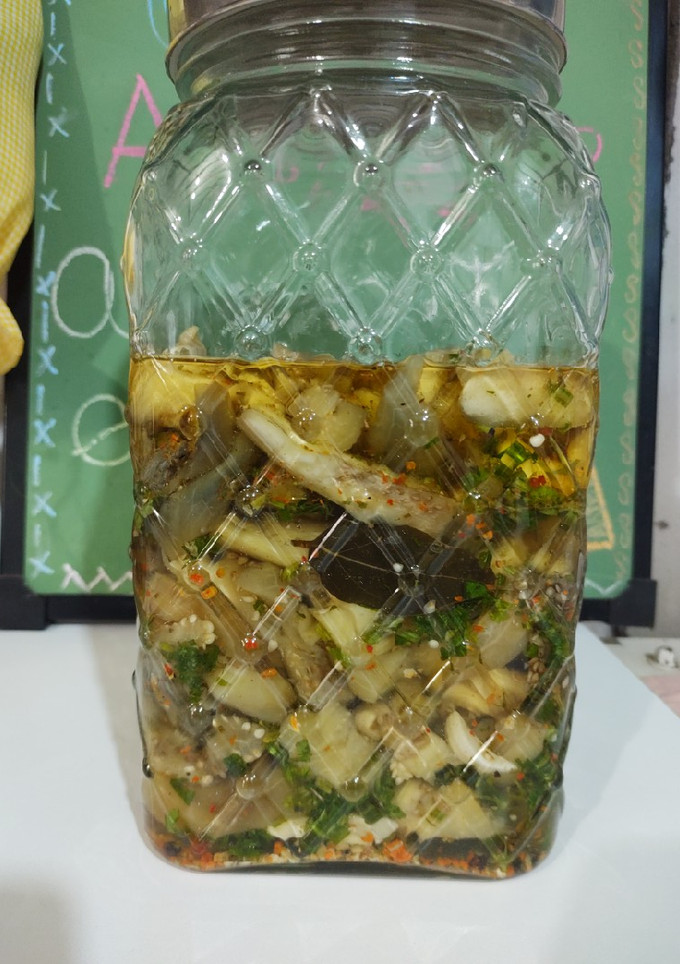 Una foto de Berenjenas al escabeche
