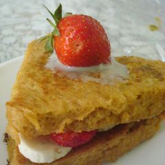 A picture of Valentine Stuffed French Toast.