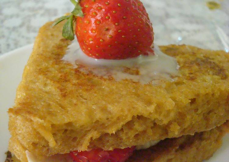 Recipe of Perfect Valentine Stuffed French Toast