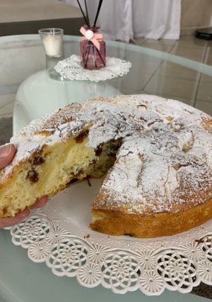 Foto di Torta mele yogurt e uvetta al profumo di limone