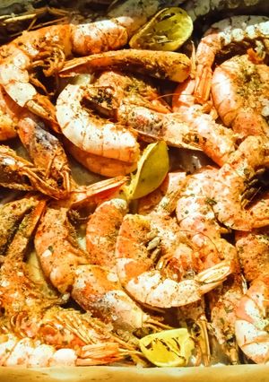Una foto de Langostinos al horno