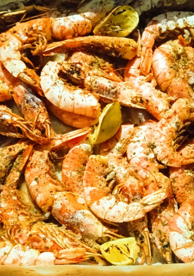 Una foto de Langostinos al horno