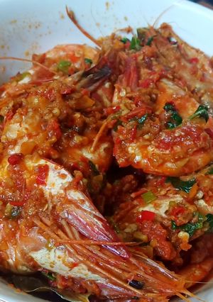 Foto resep Udang Tumis Pedas Kemangi