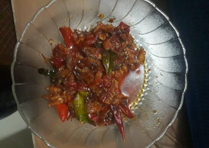 Sambal pindang teri nasi #PekanPosbar_SambalNusantara