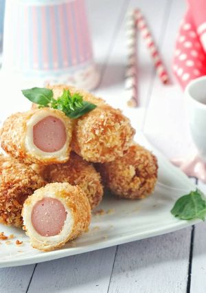 Foto resep Roti Tawar Isi Sosis