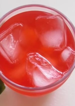A picture of Lemon Hibiscus tea.