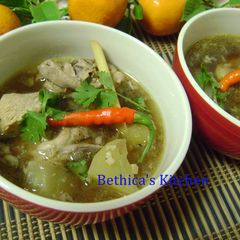 A picture of Chicken Binakol - Filipino Soup.