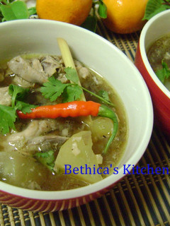 A picture of Chicken Binakol - Filipino Soup.