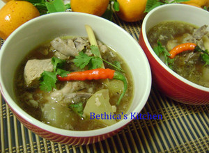 A picture of Chicken Binakol - Filipino Soup.