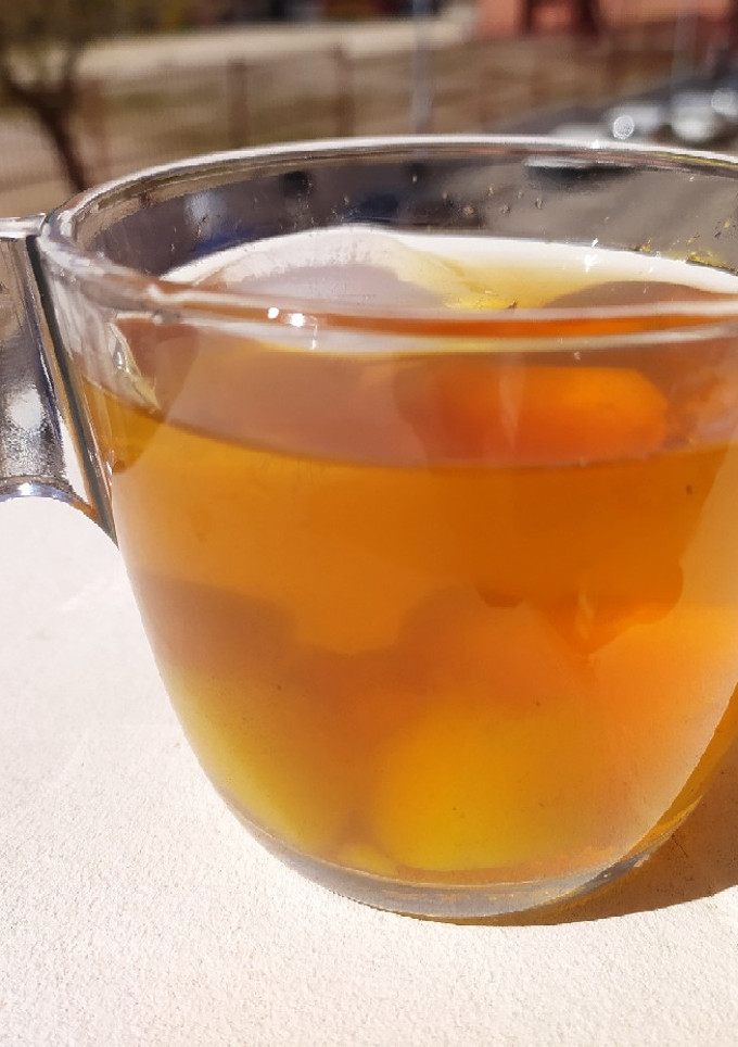 Una foto de Ponche de melocotón (con alcohol)