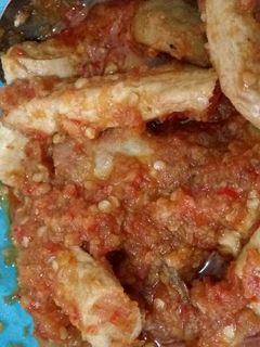 Foto resep Otak otak ikan bumbu balado