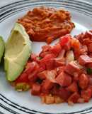 Winis con verdura (Salchichas)