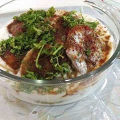 A picture of Low Calorie non fried dahi vada.