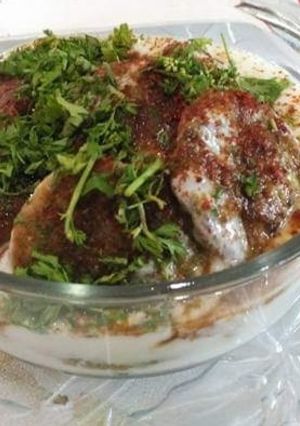 A picture of Low Calorie non fried dahi vada.
