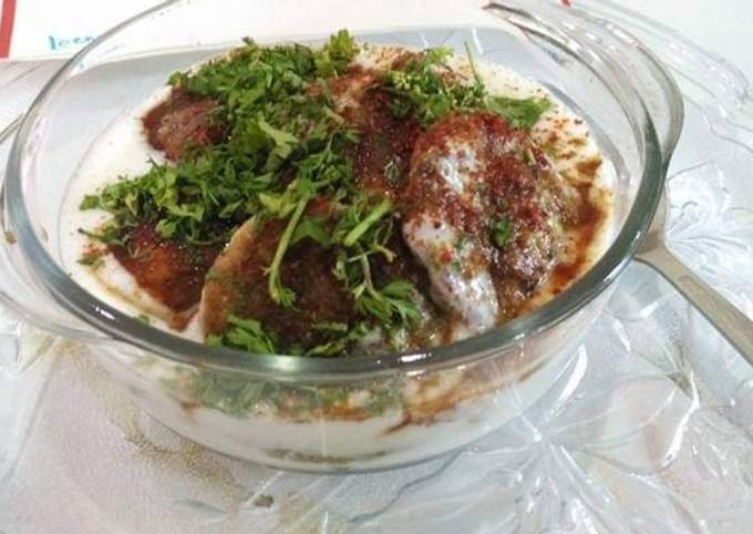 Low Calorie non fried dahi vada