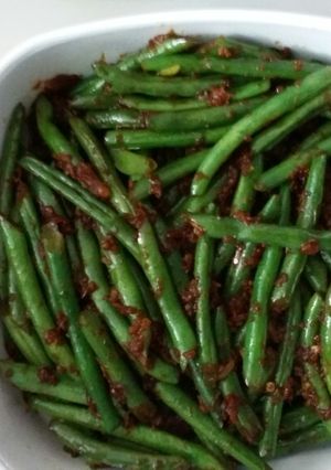 Foto resep Tumis buncis udang kering
