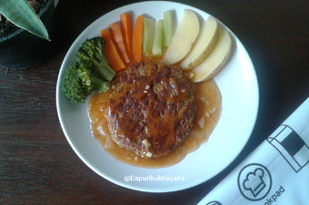 Bagaimana Membuat 326. Hamburg Steak Kulit Pisang Tempe Anti Gagal