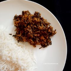A picture of Banana Blossom Curry / Kele ke Phool ki Sabji / Mocha'aur Ghonto.