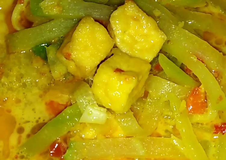 Santan sayur manisa tahu