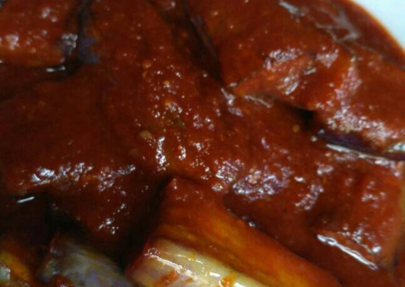 Terong balado cabe bubuk