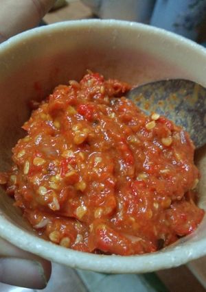 Foto resep Sambal terasi rebus