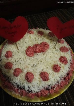 Foto resep Red velvet cake simple no mixer