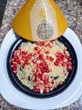 Couscous de blé complet aux grenades