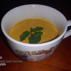 A picture of Pumpkin soup.