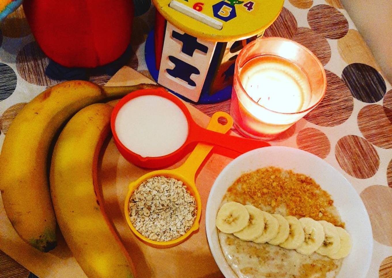 Banana porridge