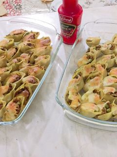 عکسی از دستور جامبو شلز لذیذ😍😍