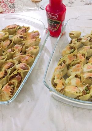 عکسی از دستور جامبو شلز لذیذ😍😍