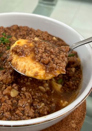 Foto resep Tim Telur Daging Cincang (bisa buat MPASI 1y+) 🥚🥩