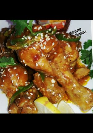 A picture of Honey chicken.