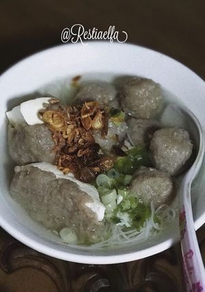 Foto resep Home Made Bakso Sapi Kuah (Non MSG)