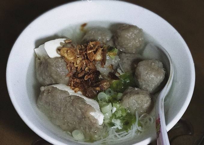 Home Made Bakso Sapi Kuah (Non MSG)