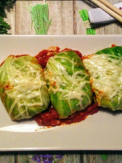 Una foto de Rollitos de col